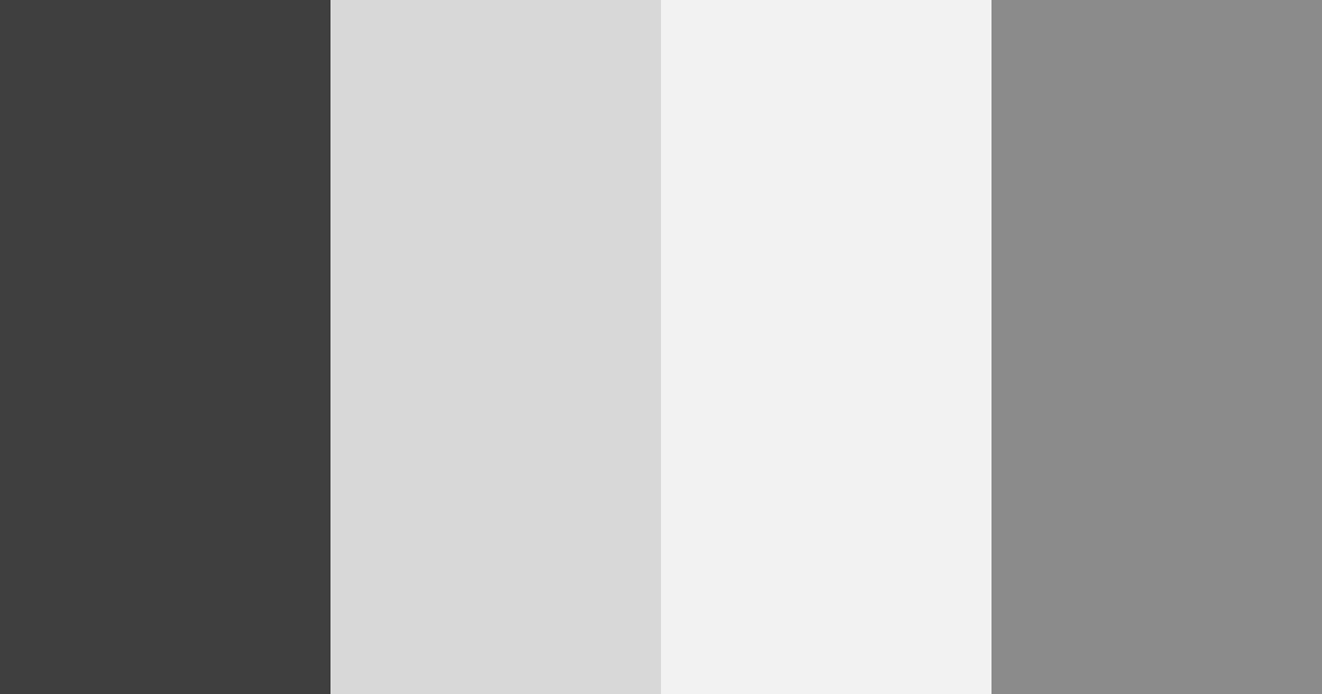 Download monochromatic gray color palette PNG image (landscape)