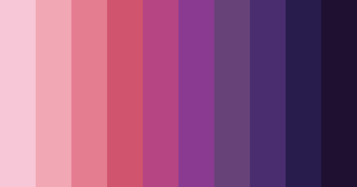 Download colorful pink color palette PNG image (landscape)