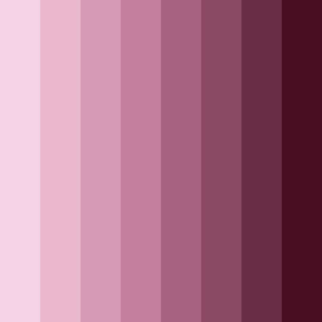 Download midnight rosewood color palette PNG image (square)