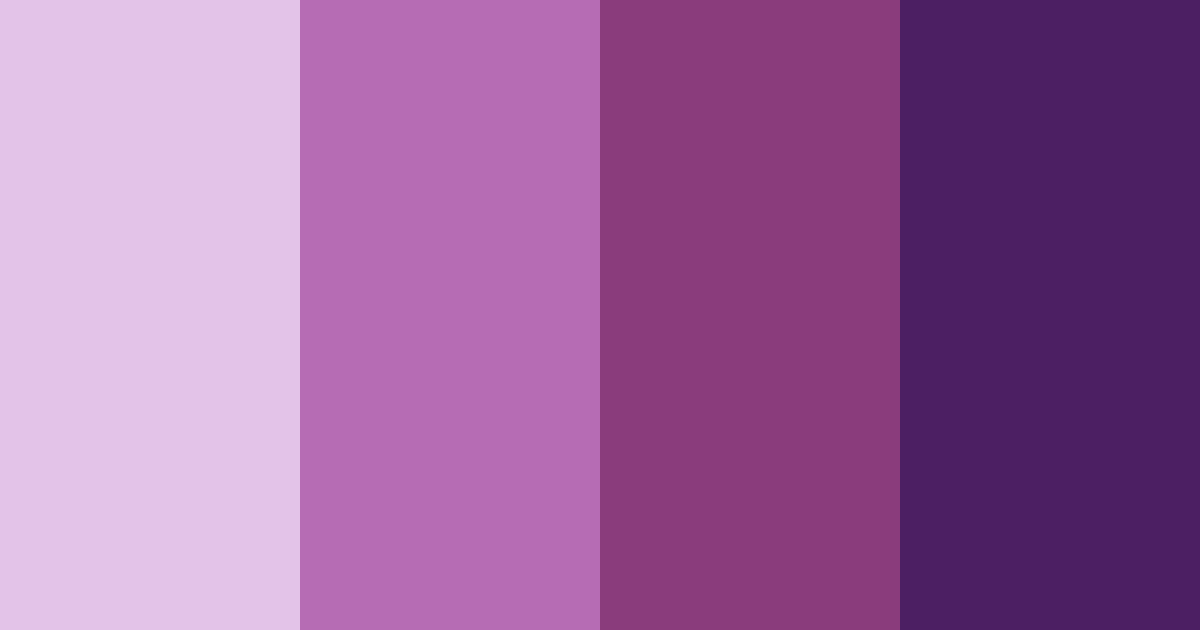 Download mystic plum dreams color palette PNG image (landscape)