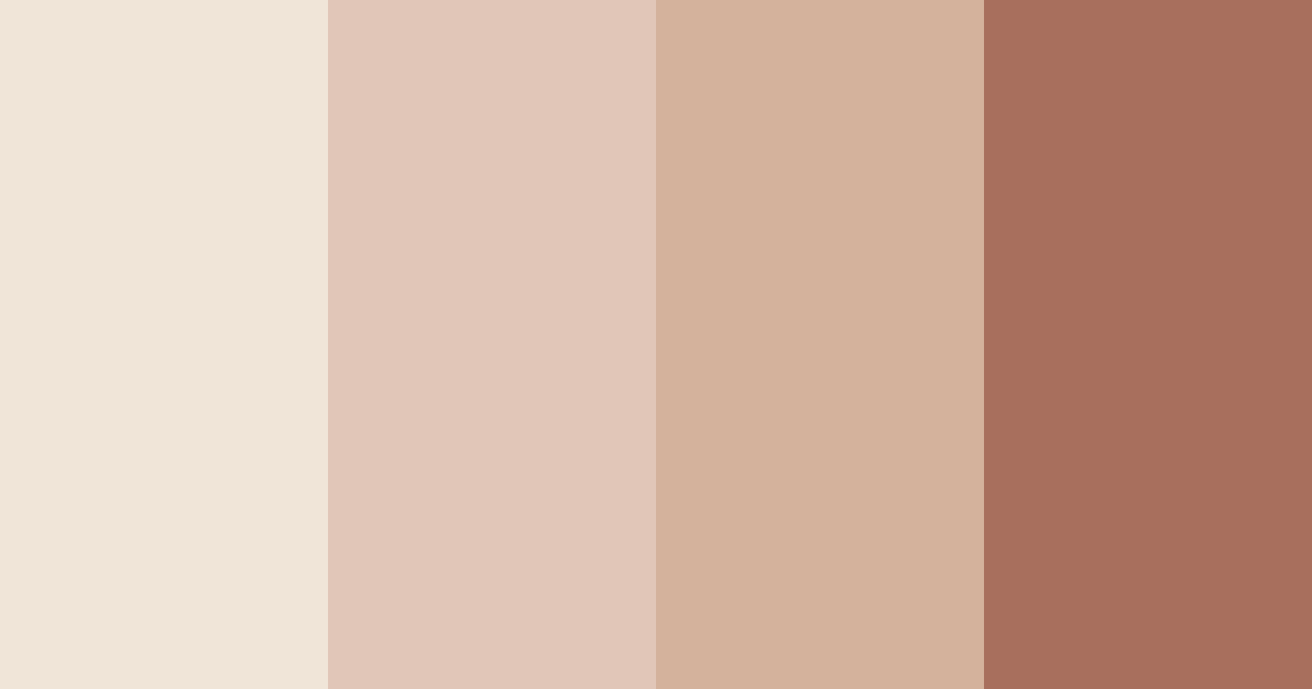 Download coconut brown color palette PNG image (landscape)