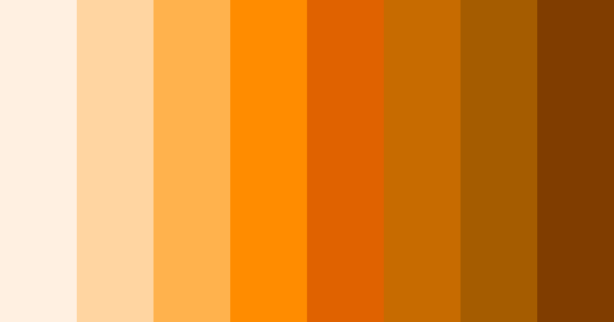 Download orange maracuya color palette PNG image (landscape)