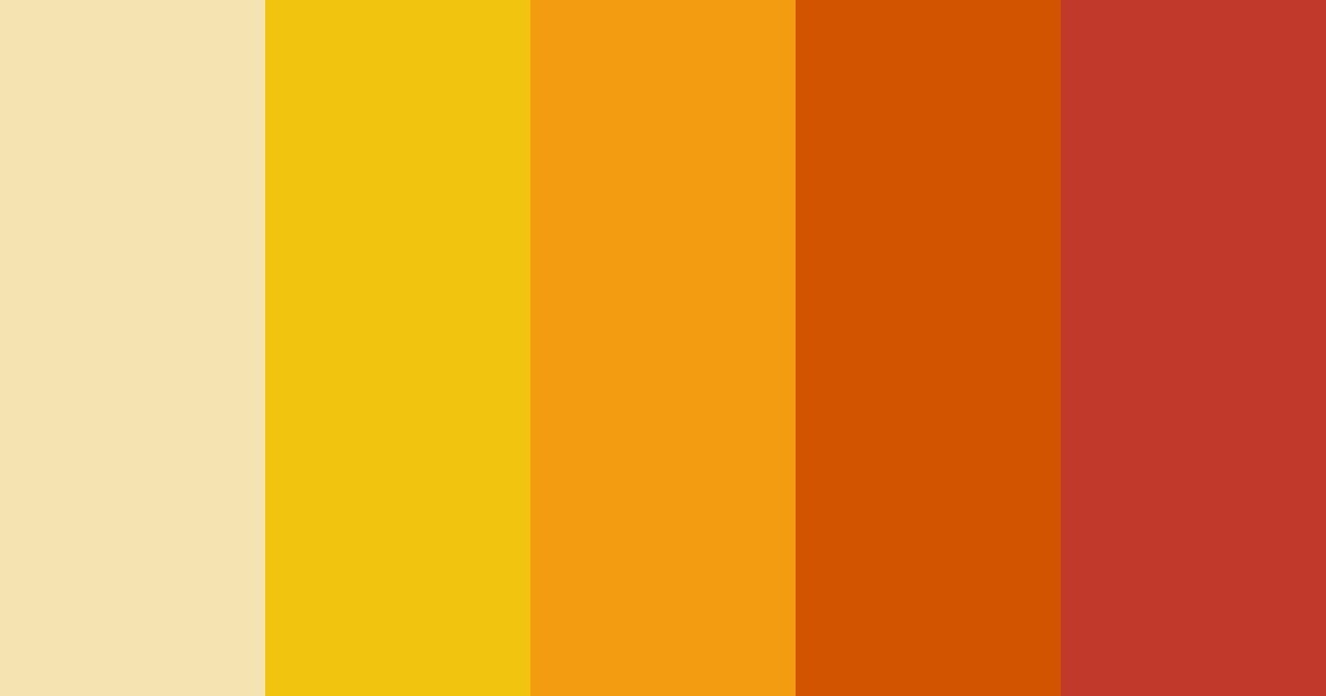 Download autumn's embrace color palette PNG image (landscape)
