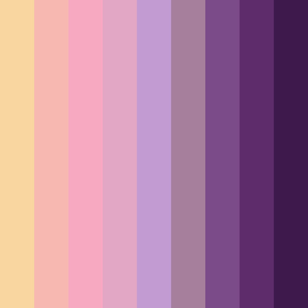 Download sakura dreamscape color palette PNG image (square)