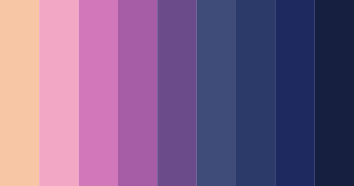 Download purple japan color palette PNG image (landscape)