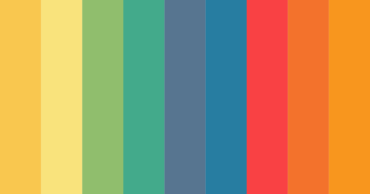 Download playful wonder color palette PNG image (landscape)
