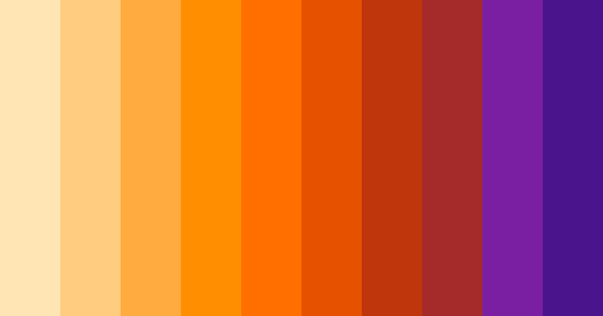 Sunset Serenade Color Palette - ColorDrop