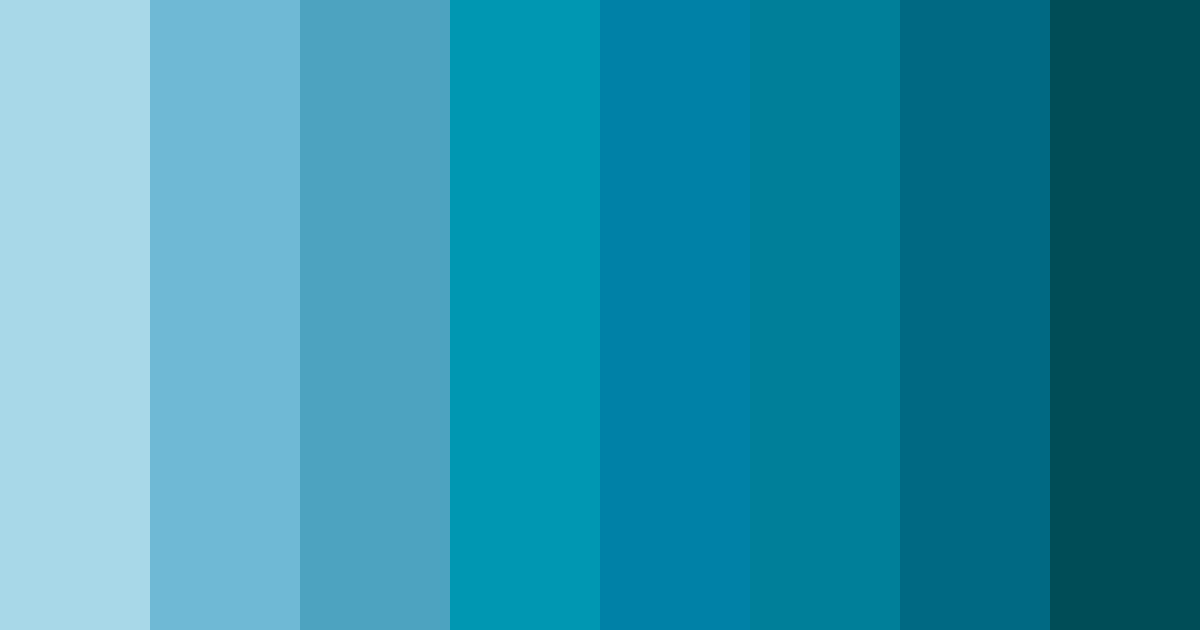 Download tidal serenity color palette PNG image (landscape)