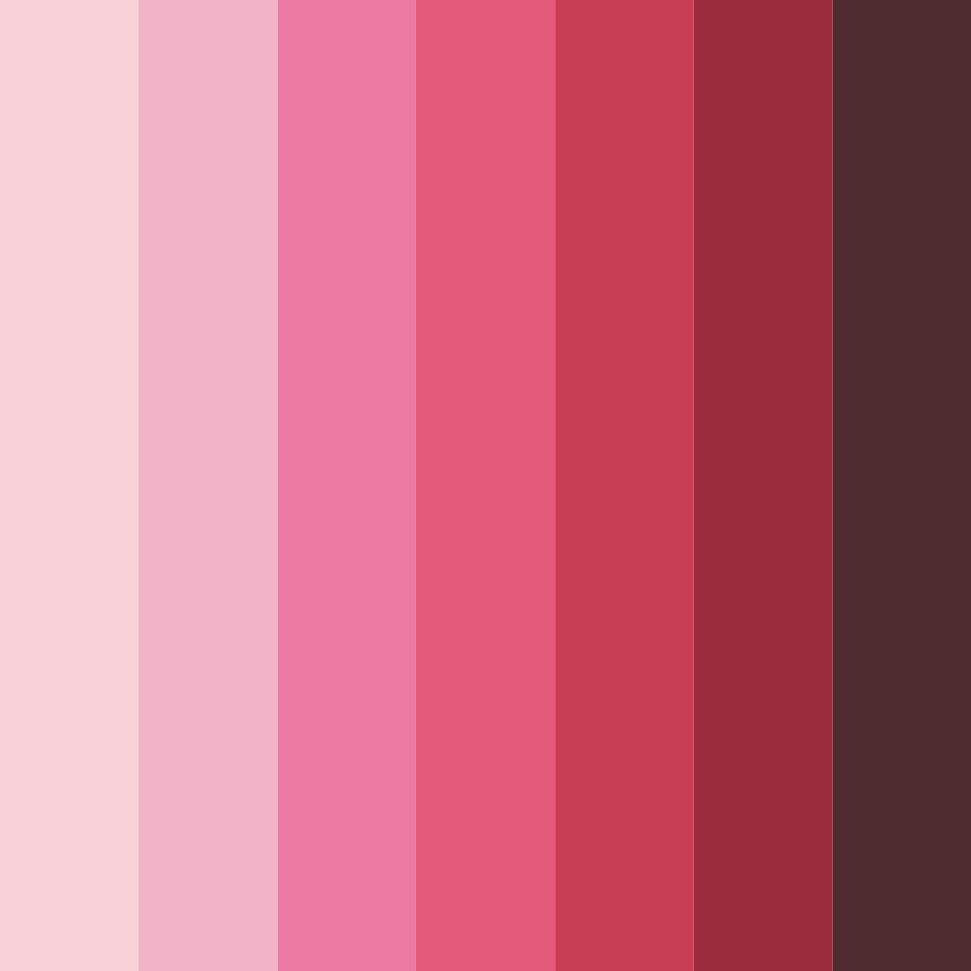 Download blush noir color palette PNG image (square)