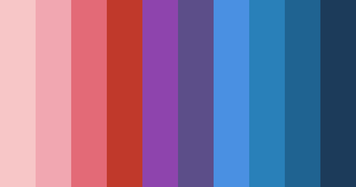 Download crimson twilight color palette PNG image (landscape)