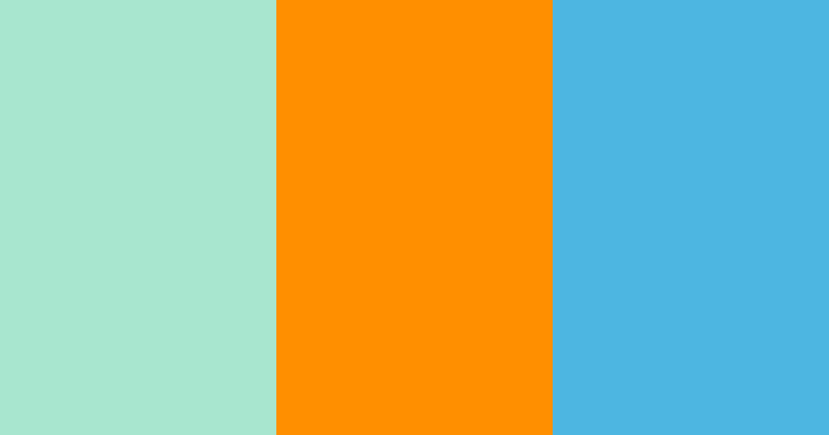 Download green to orange to blue color palette PNG image (landscape)