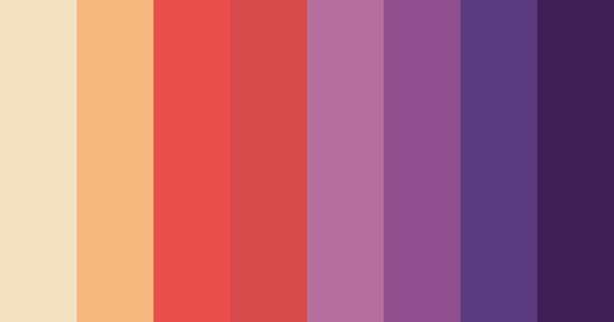 Download exotic reverie color palette PNG image (landscape)