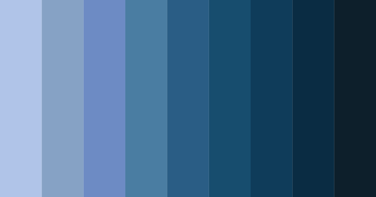 Download mystic london blues color palette PNG image (landscape)