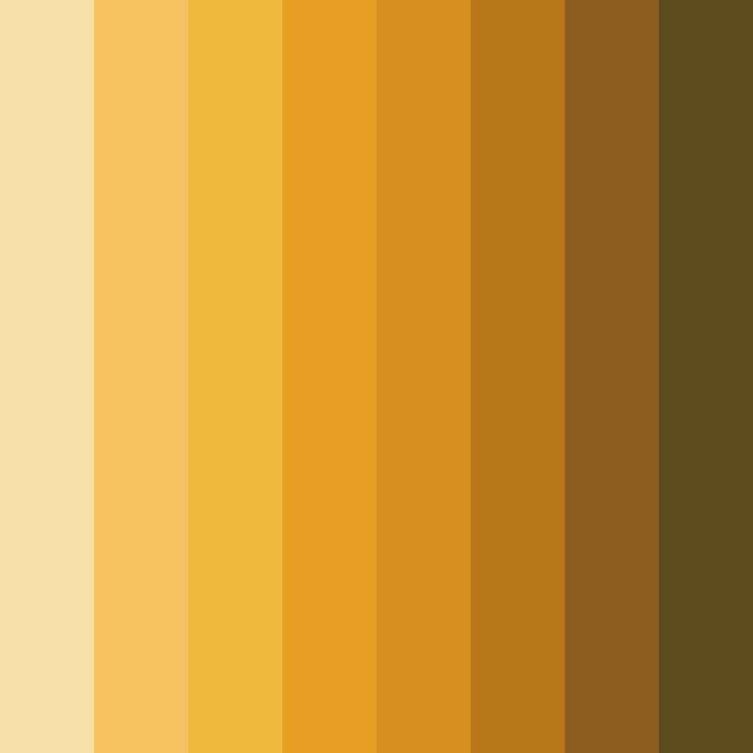 Download golden earth color palette PNG image (square)