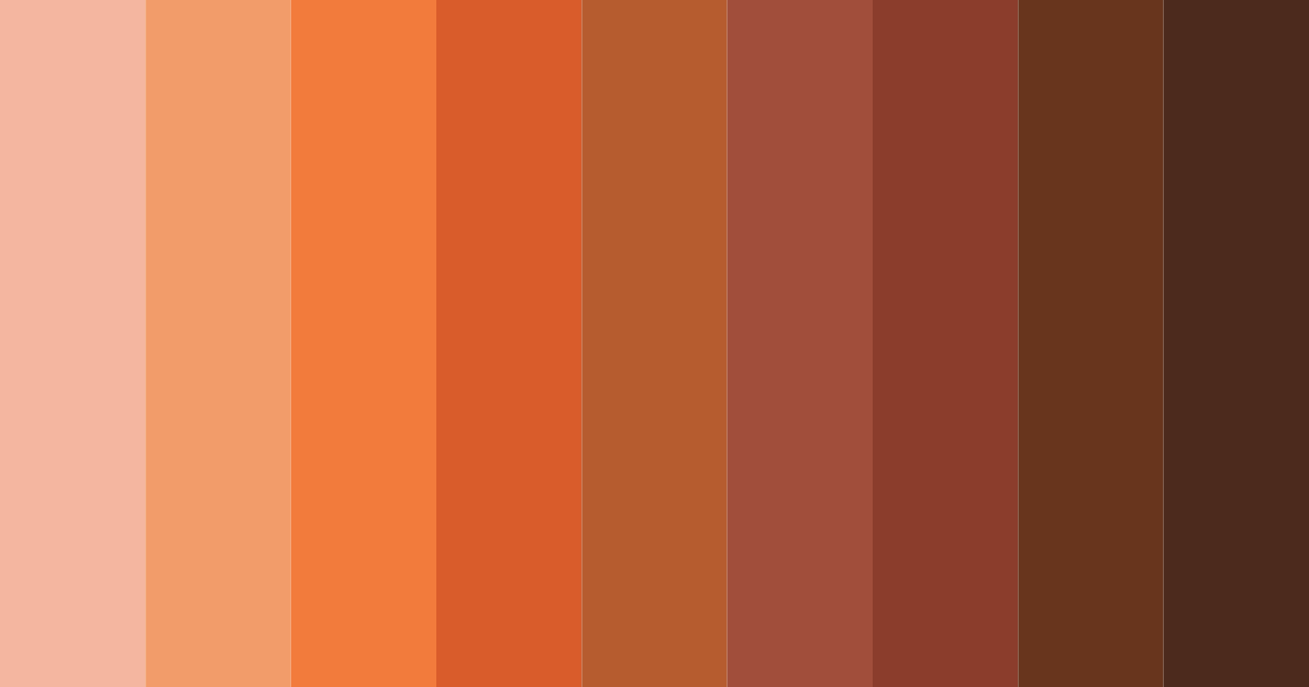 Download terracotta sunset color palette PNG image (landscape)