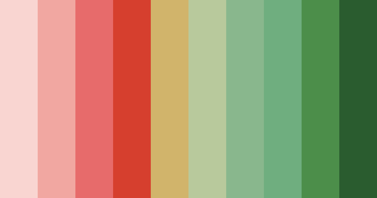 Download red to green tan color palette PNG image (landscape)