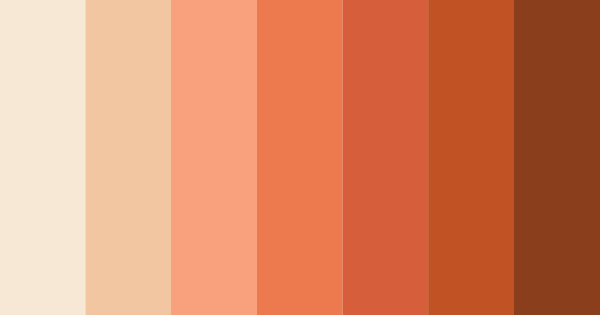 Download sunkissed sophistication color palette PNG image (landscape)