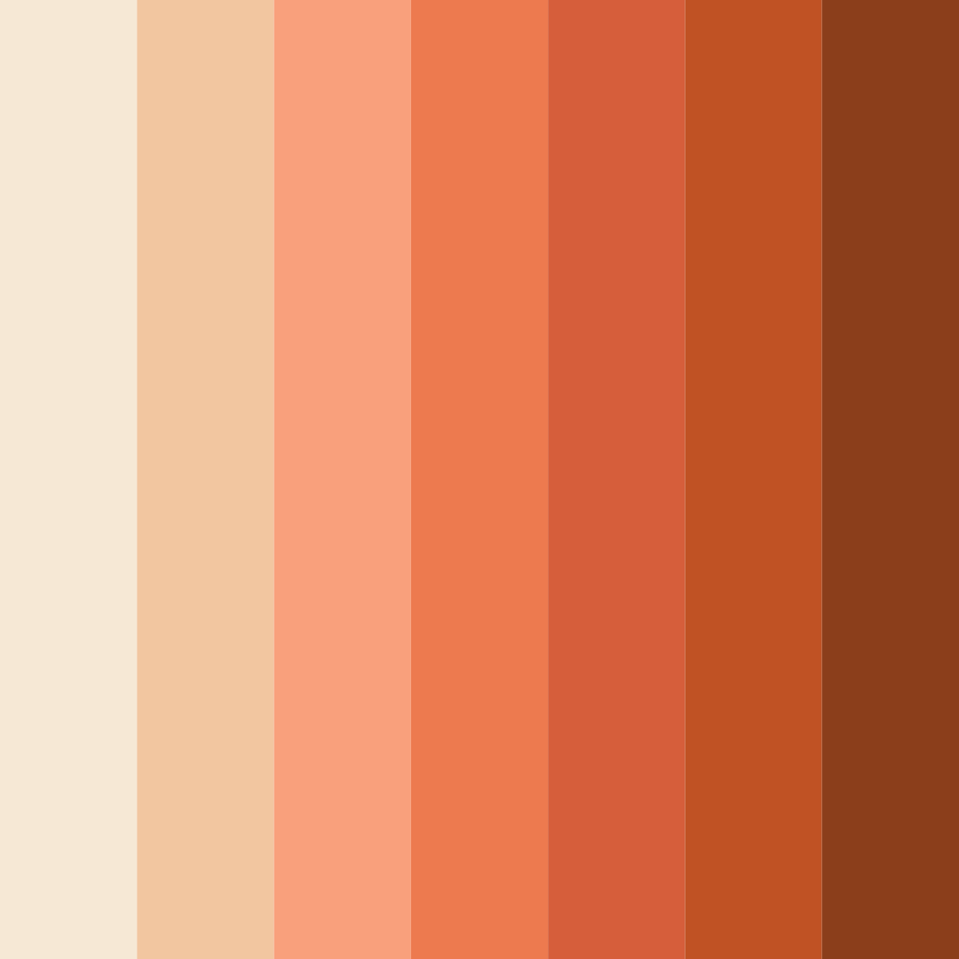 Download sunkissed sophistication color palette PNG image (square)