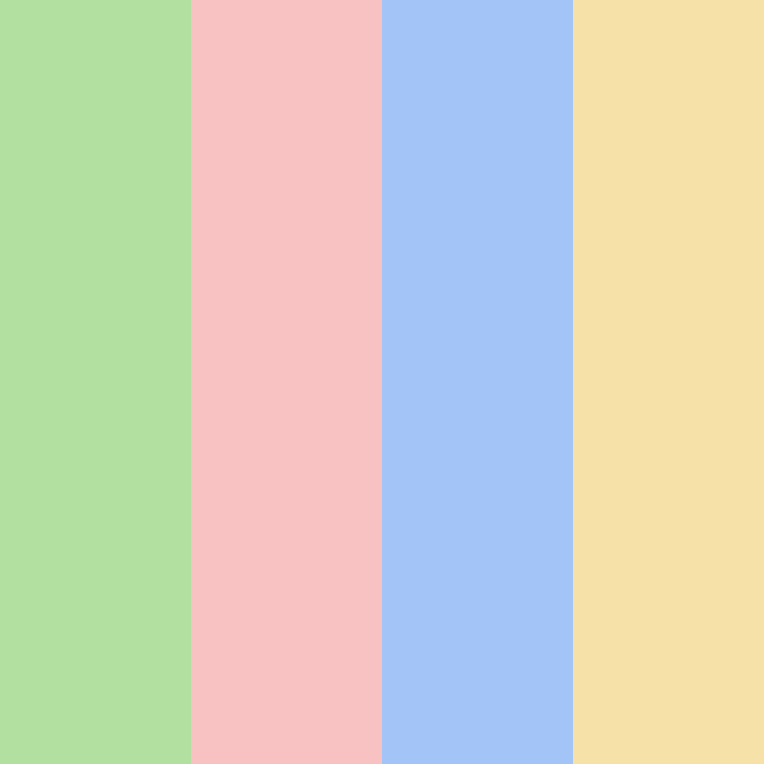 Download garden melody color palette PNG image (square)