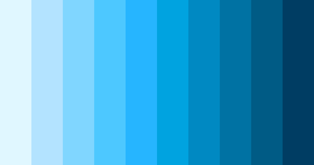 Download azure serenity color palette PNG image (landscape)