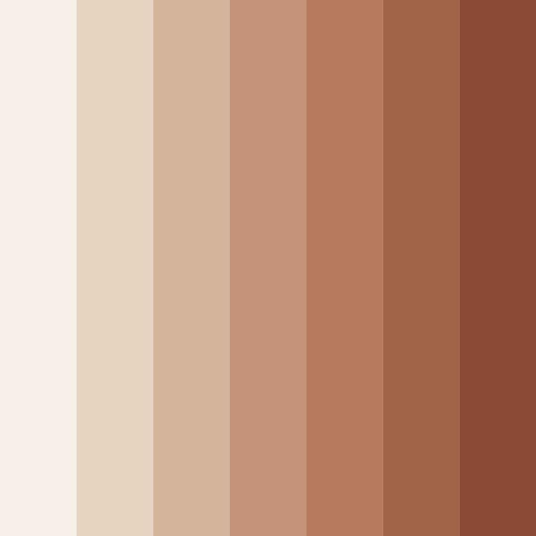 Download whispers of creamy caramel color palette PNG image (square)