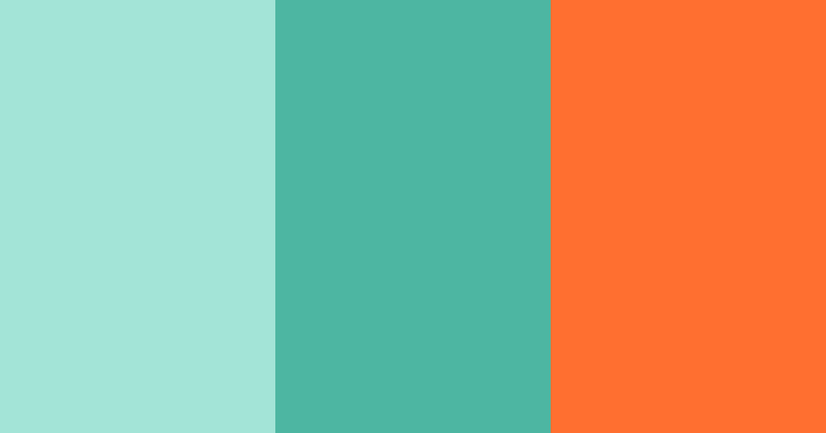 Download teal beach color palette PNG image (landscape)