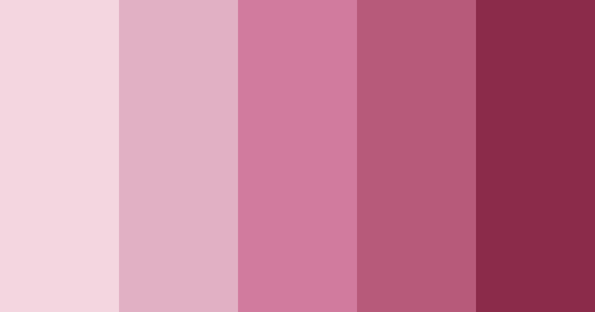 Download chic vintage romance color palette PNG image (landscape)