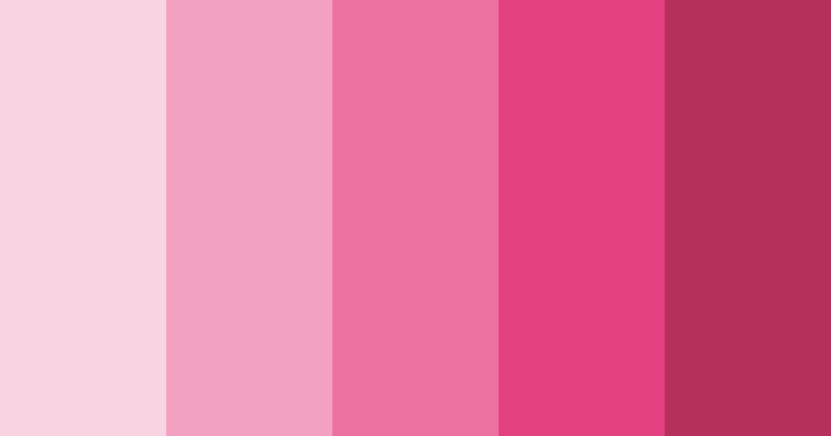 Download blushing rose gradient color palette PNG image (landscape)