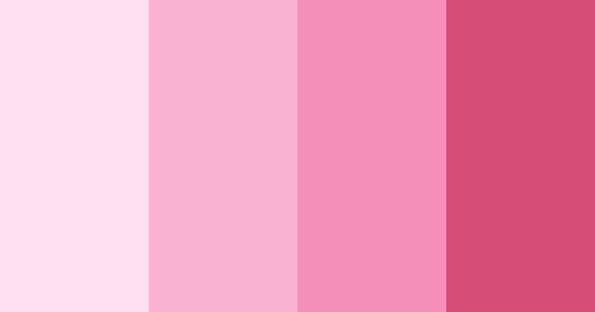 Download pink gradient color palette PNG image (landscape)