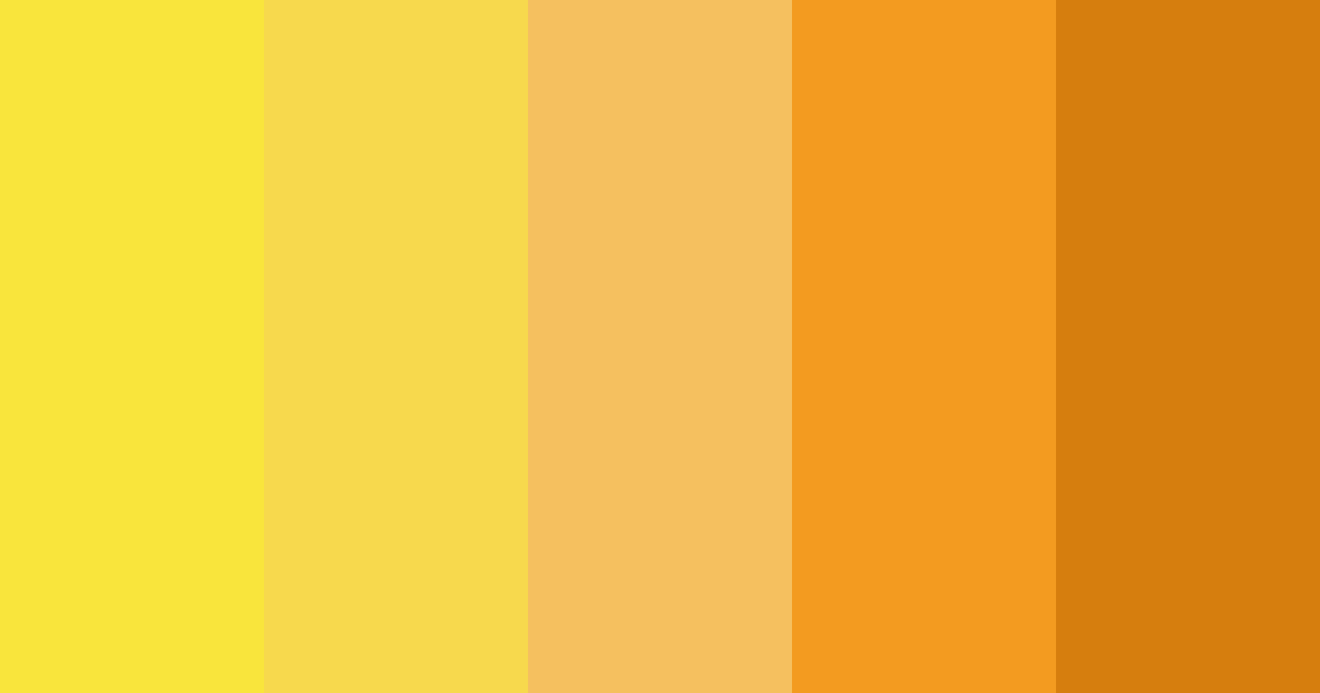 Download sunlit citrus color palette PNG image (landscape)
