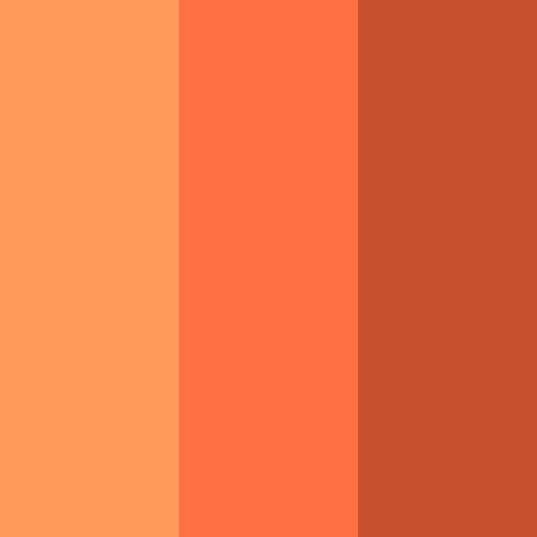 Download sunset blossom color palette PNG image (square)