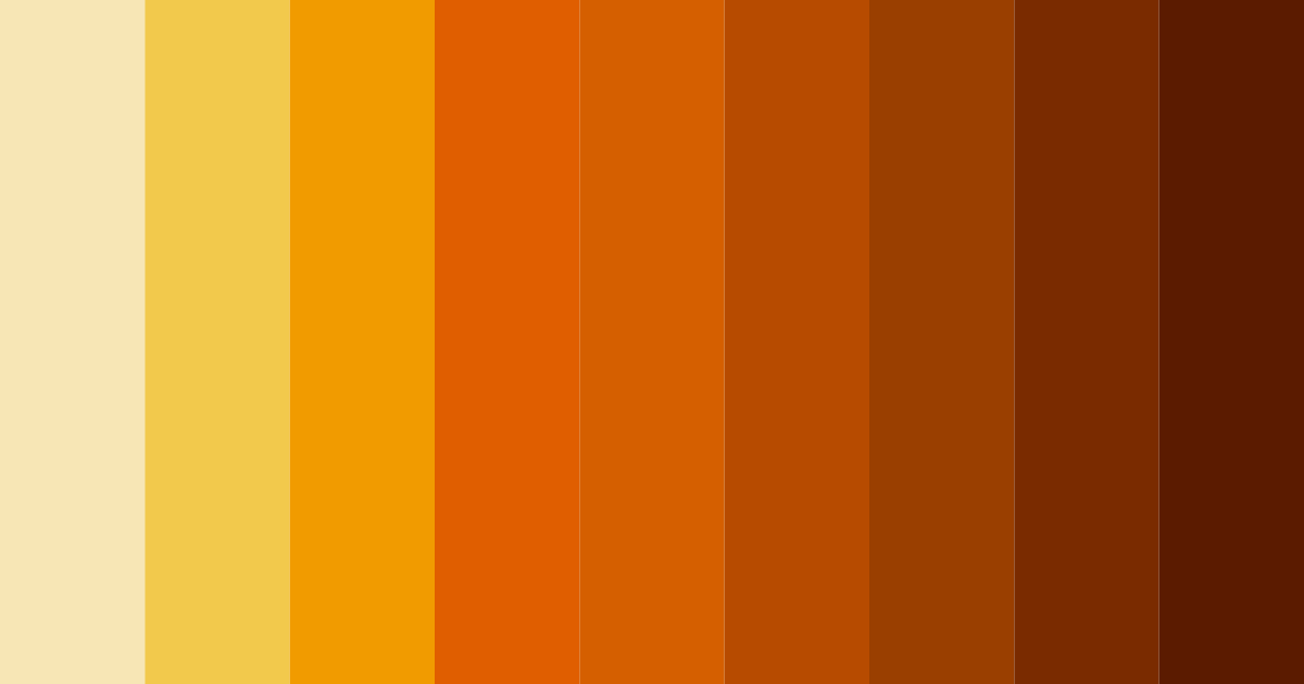 Download orange sunrise color palette PNG image (landscape)