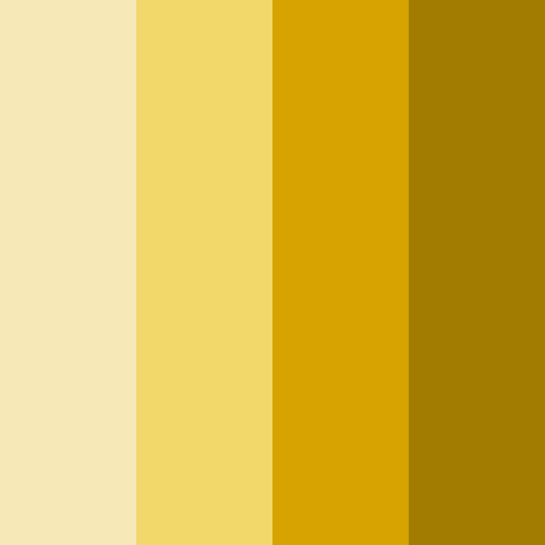 Download golden harvest color palette PNG image (square)