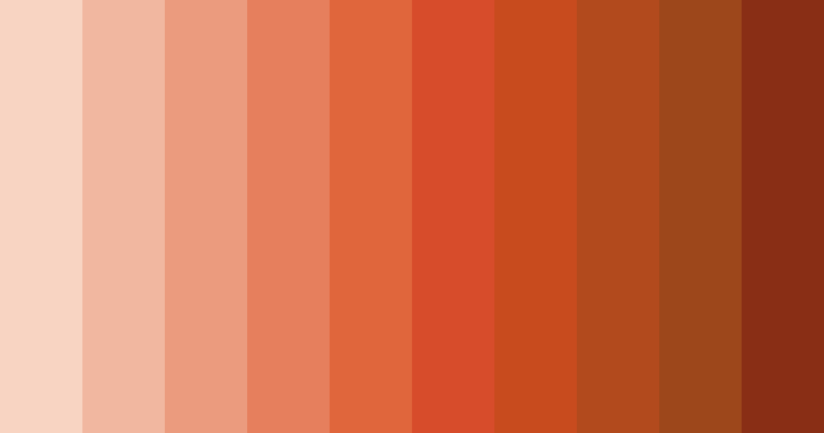 Download sunkissed ember color palette PNG image (landscape)