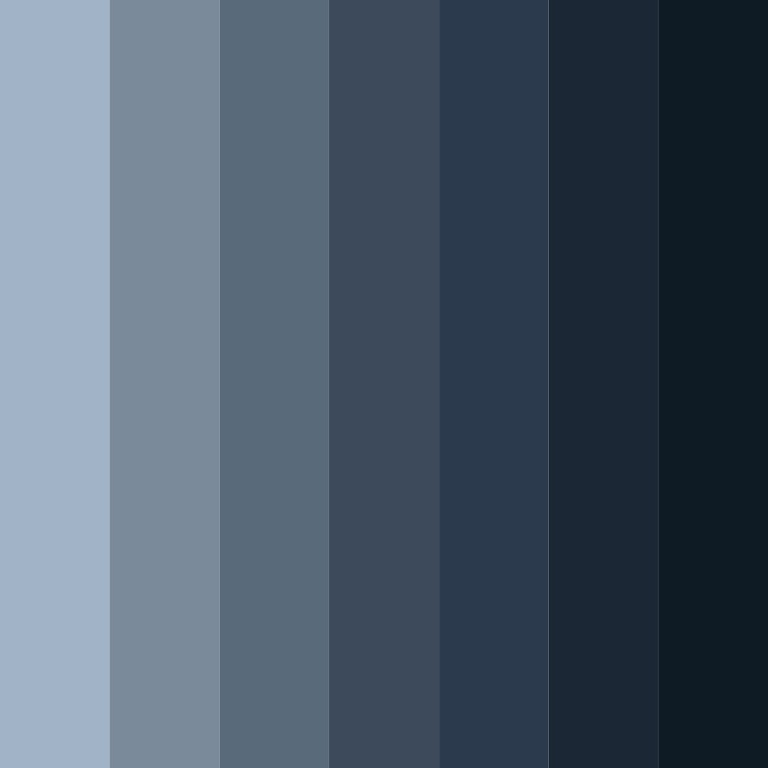 Download midnight slate color palette PNG image (square)
