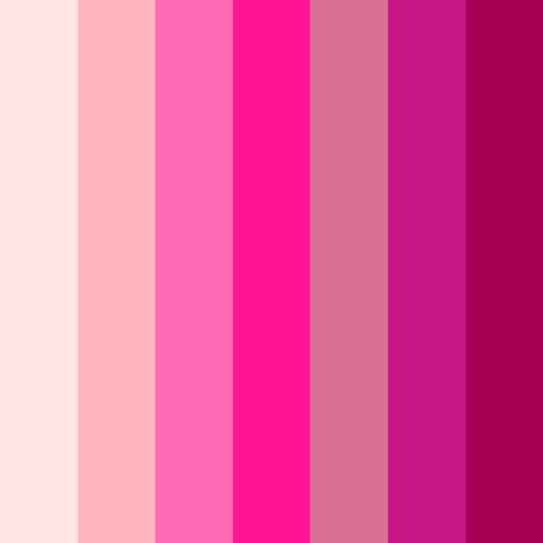 Download bright pink color palette PNG image (square)