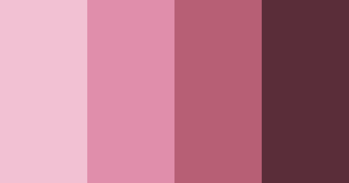 Download dusky rosewood color palette PNG image (landscape)