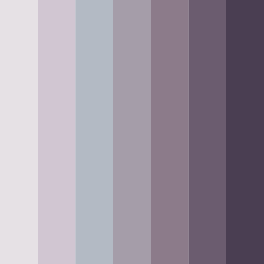 Download whispers of lavender color palette PNG image (square)