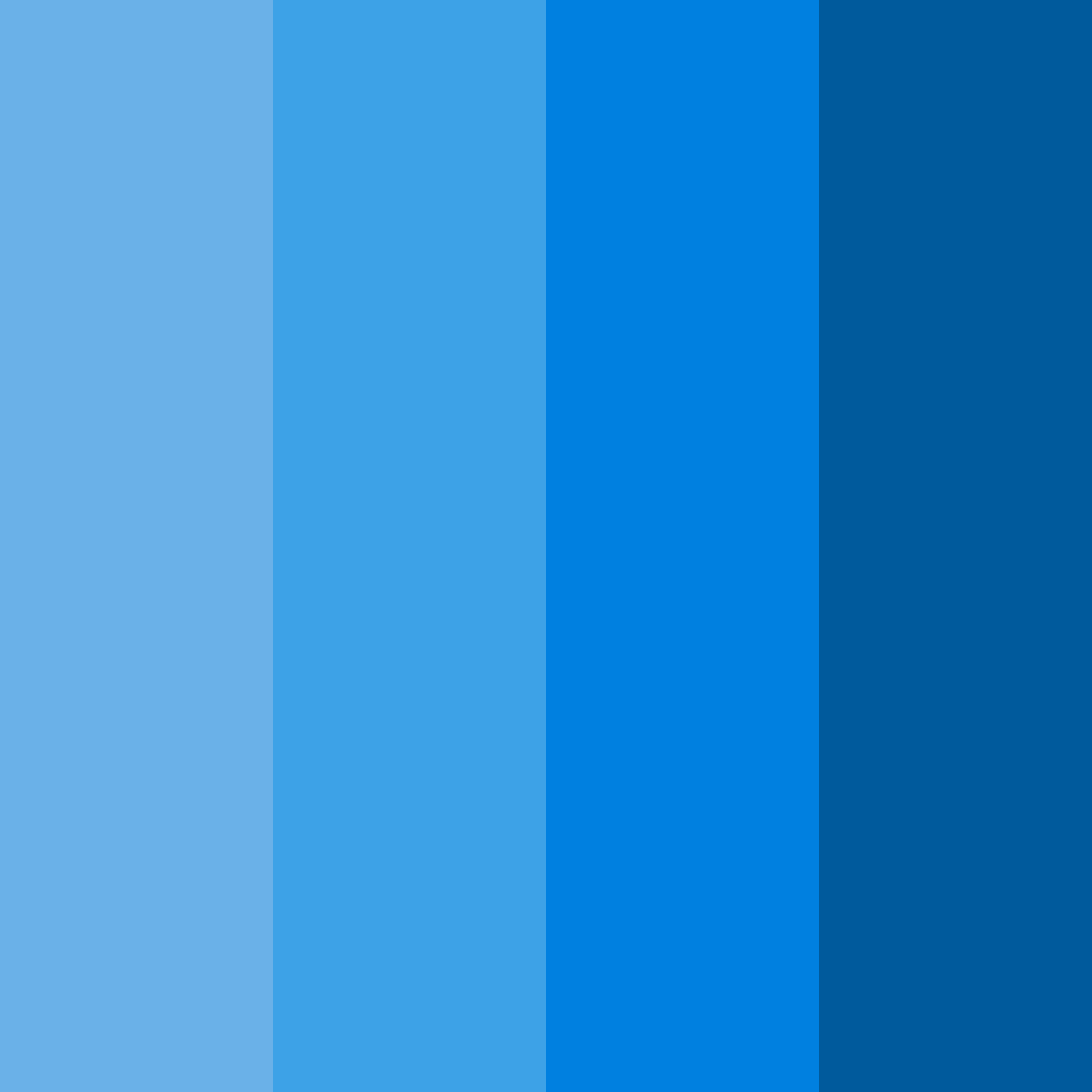 Download aqua symphony color palette PNG image (square)