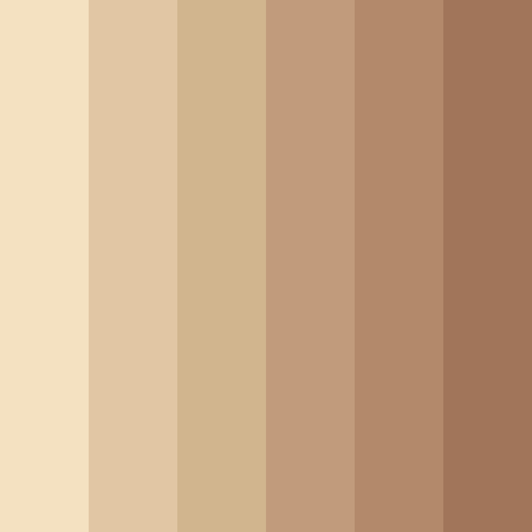 Download oatmeal dreamscape color palette PNG image (square)