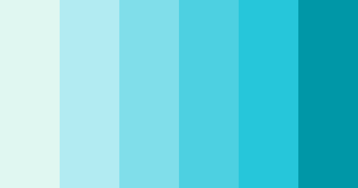 Download aqua glow color palette PNG image (landscape)