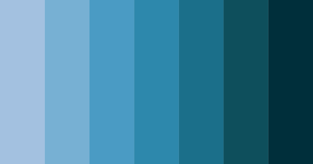 Download cool blue color palette PNG image (landscape)