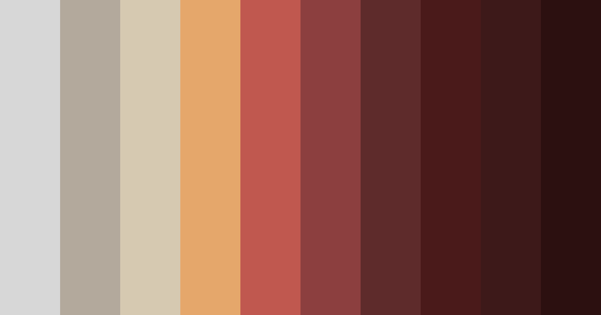 Download earthy elegance color palette PNG image (landscape)