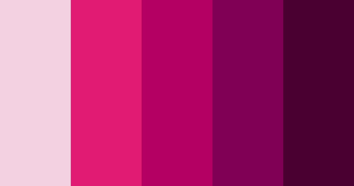 Download dark magenta color palette PNG image (landscape)