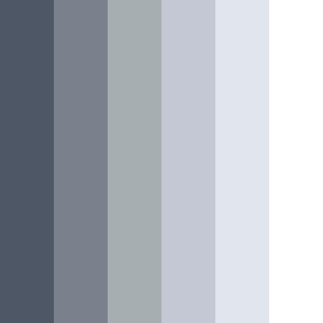 Download stormy serenity color palette PNG image (square)