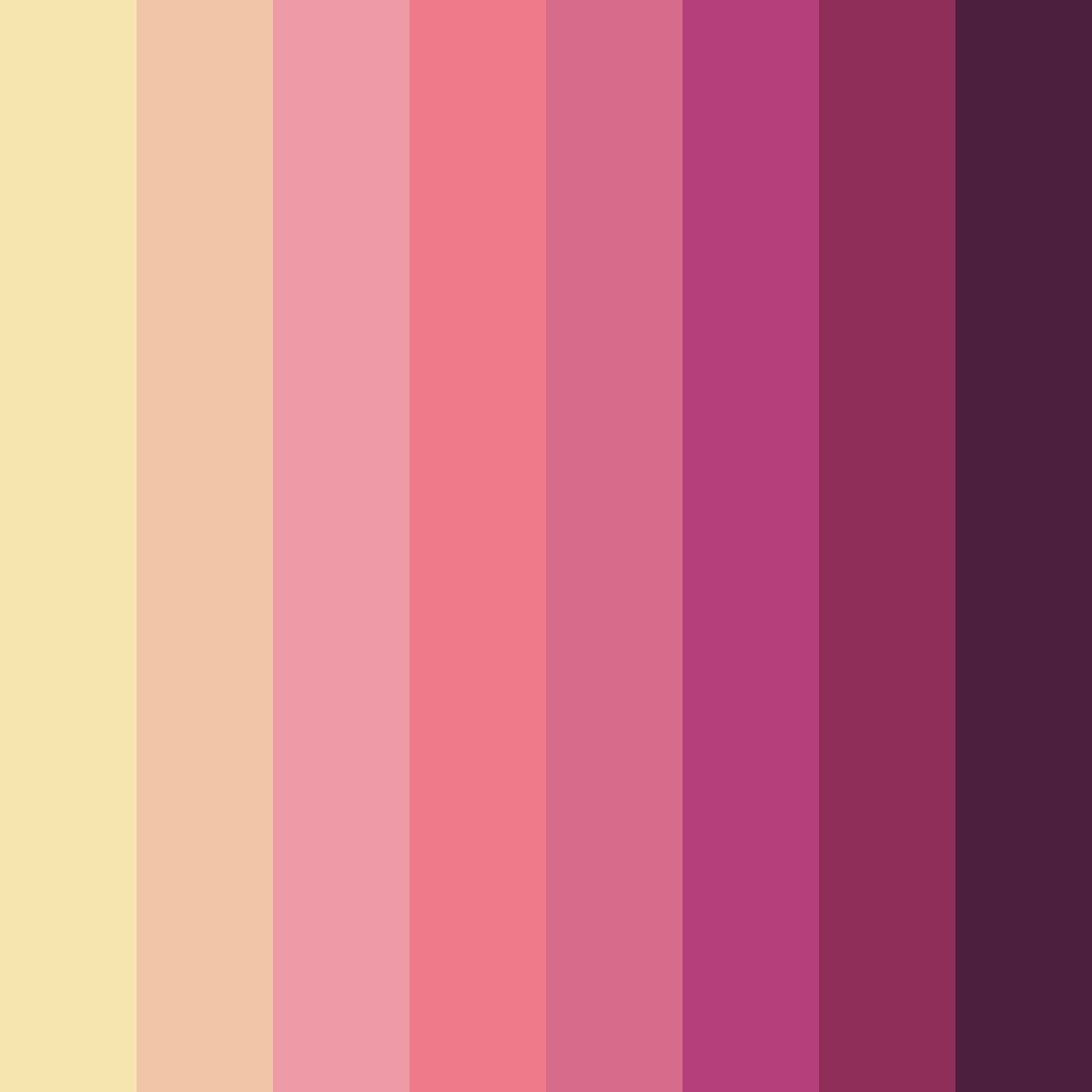 Download blossom reverie color palette PNG image (square)