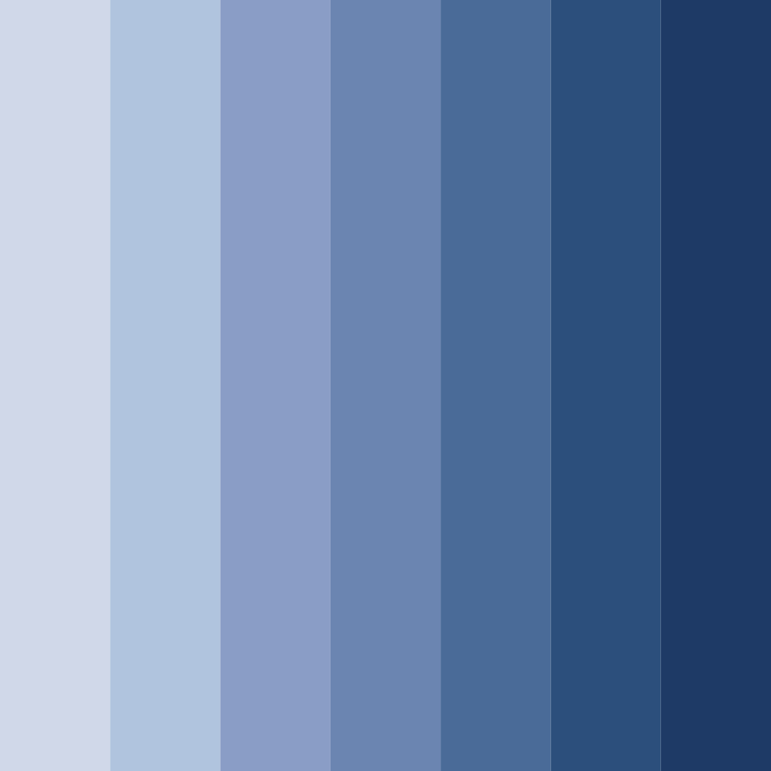 Download serene twilight color palette PNG image (square)