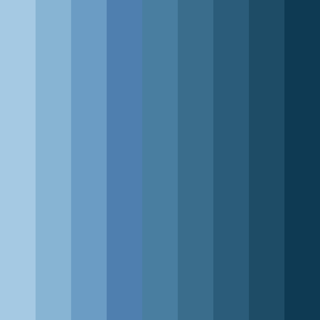 Download muted sapphire blue color palette PNG image (square)