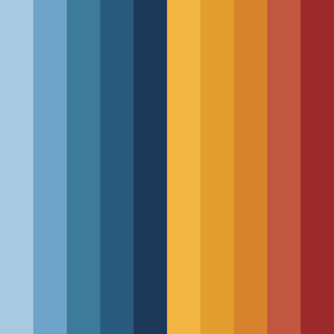 Download twilight azure color palette PNG image (square)