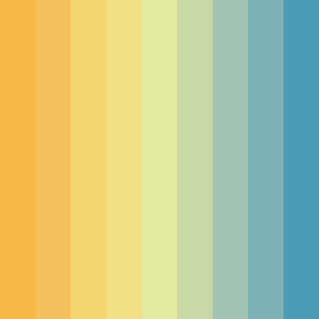 Download golden oasis color palette PNG image (square)
